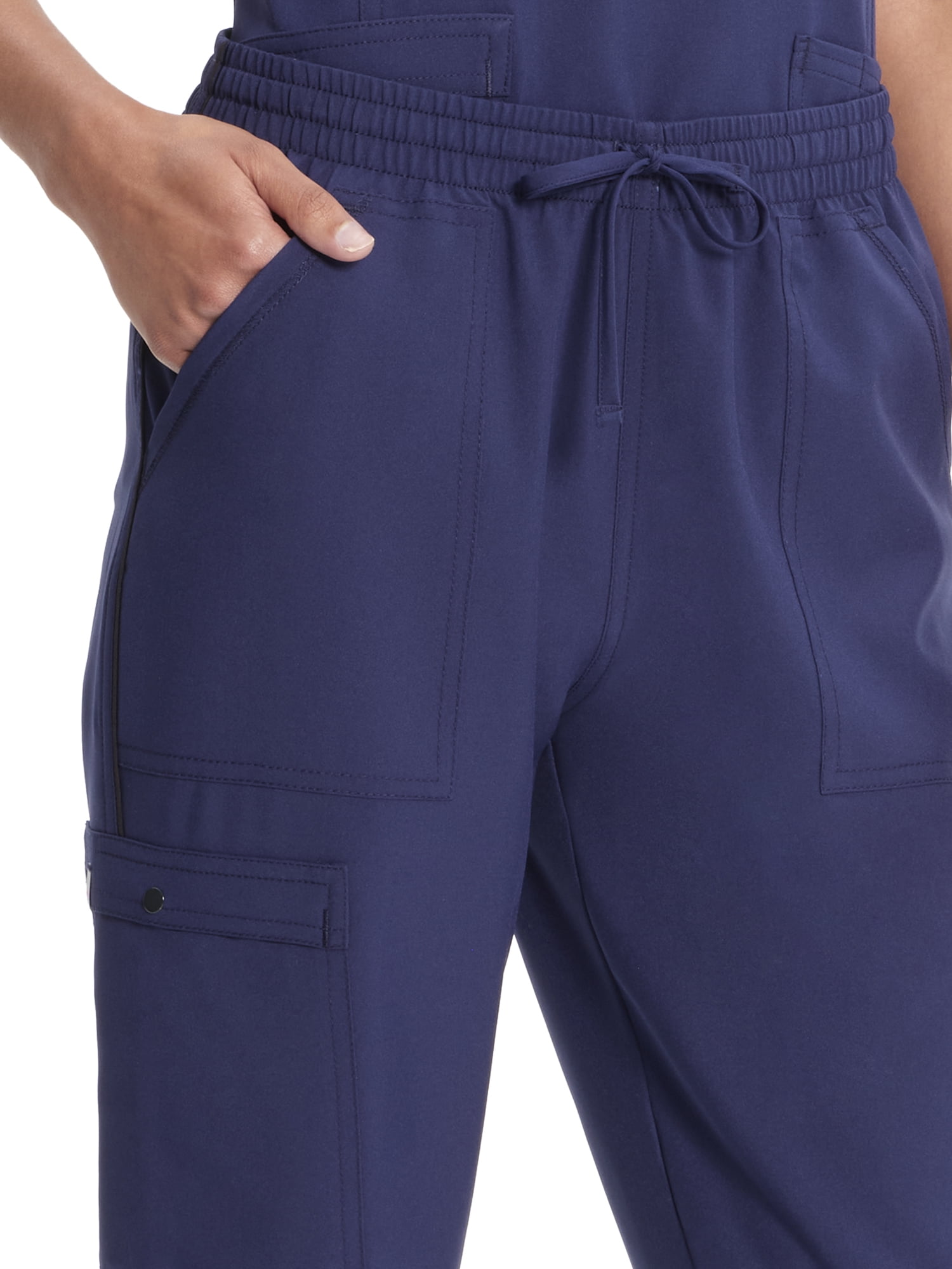 Scrubstar Women's Ethical Fabric Stretch Drawstring Jogger Cargo Scrub Pant, Sizes XS-3XL
