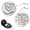 To mom, variant on Pocket Hug Token Gifts for Men Boyfriend Girlfriend Inspirational Gift for Son Daughter Brother with Leather Keychain