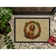 thumbnail image 5 of Carolines Treasures DAC2346JMAT 24 x 36 in. Unisex Cocker Spaniel Christmas Flowers Doormat, 5 of 6