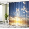 thumbnail image 4 of Ambesonne Mystic Shower Curtain, Sunset Reflection on Sea, 69"Wx84"L, Yellow Brown Blue, 4 of 4