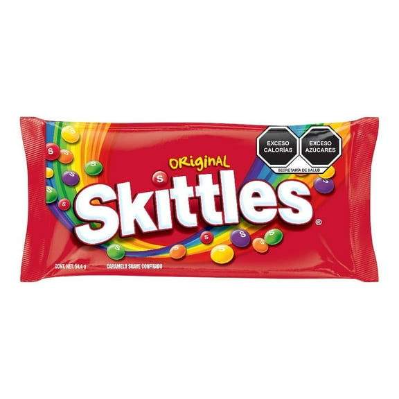 Caramelo suave Skittles confitado original 54.4 g