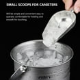 thumbnail image 2 of Troglfold ice scoop 3pcs Ice Scoops Stainless Steel Flour Scoops Ice Scoopers for Freezer Ice Scoops,8.86"X3.27"X2.36", 2 of 10
