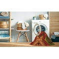 thumbnail image 2 of Ahgly Company Machine Washable Indoor Rectangle Transitional Mahogany Brown Area Rugs, 2' x 4', 2 of 7