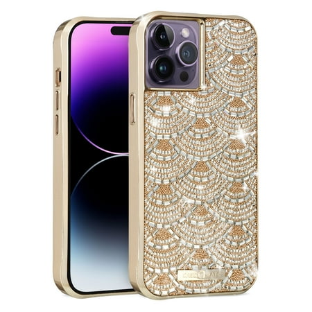 

Case-Mate Apple iPhone 14 Pro Max Case [Wireless Charging Compatible] - 10Ft. Drop Protection - Chandelier