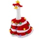 thumbnail image 4 of Disfraces de Navidad con Sombrero Vestido Festivo con Campanas y Pompones Árbol Rojo y Verde, Disfraces de Navidad, Accesorios de Navidad, Regalo de Navidad para Fiesta, Cómodo, Talla Única,, 4 of 9