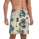 thumbnail image 2 of Fotbe Animals Driving Police Car Pantalones Cortos de Pijama para Hombre, Ropa de Dormir, Pantalones de Pijama Cortos para Hombre-Medium, 2 of 6