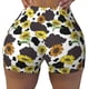 thumbnail image 2 of Fotbe Black Cow Sunflowers Shorts Sin Costuras – Shorts Deportivos de Cintura Alta para Mujer, Elásticos para Gimnasio, Yoga, Running o Ciclismo-Small, 2 of 8