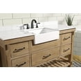 thumbnail image 5 of Marina 55" Bathroom Vanity Weathered Fir Finish, 5 of 11