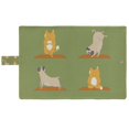 thumbnail image 3 of PKQWTM Yoga Pugs Cats Cartoon Funny Animals Book Cover Book Protector Book Sleeve Book Pouch Book Bag 6x9 inch, 3 of 4