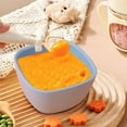 thumbnail image 5 of Baby Silicone Feeding Bowl with Lid - BPA Free, Microwave & Dishwasher Safe, Non-Slip Base, Soft & Durable for Infant Toddler Self Eating, Portable Mini Food Storage Container for Puree Snacks, 5 of 6