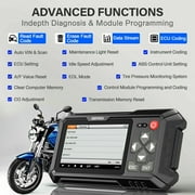 OBDPROG MOTO 100 OBD2 Scanner Motorcycle Diagnostic Tool Full System Diagnosis ABS IMMO Reset Diagnostic Tools