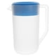 thumbnail image 5 of Jarra de agua de plástico con tapa, jarra para jugo con escala, jarra para bebidas, té helado, jarra para agua potable, 5 of 7