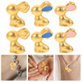 thumbnail image 2 of Shisuyan 6Pcs Jewelry Making Charms DIY Jewelry Rabbit Charms Pendants for Bracelet, 2 of 8