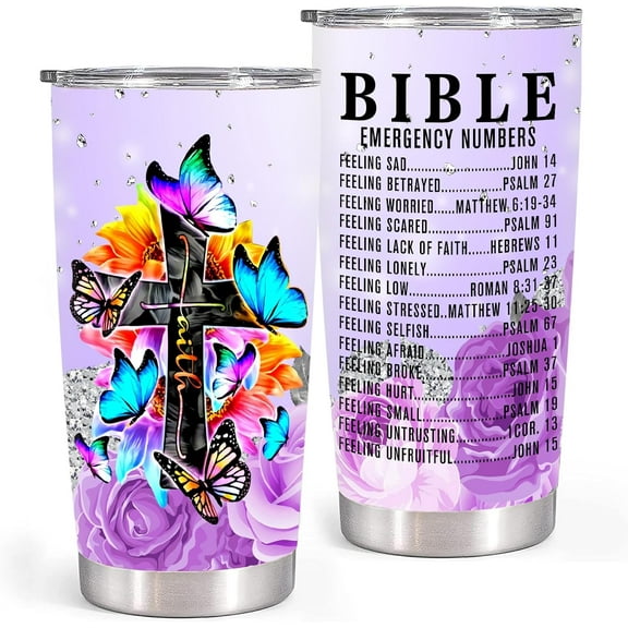 Christian Gifts For Women - Inspiration Religious Gifts Idea - Self Care, Thank You Gifts For Women - Birthday Gifts For Women, Mom, Friend, Sister - Jesus 20 Oz Stainless Steel Tumbler