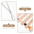 thumbnail image 2 of Wooden Parrot Swing Bird Swing Hanging Toy 2Pcs for Pet Use, 2 of 4