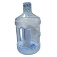 thumbnail image 3 of AquaNation BPA Free Reusable FDA Grade 1 Gallon 128oz Leak-Proof Hydration Plastic Drinking Water Jug Big Mouth Bottle Container with Handle Canteen for Gym Outdoor Hiking Camping & Travel (Clear), 3 of 3