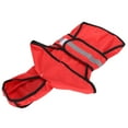 thumbnail image 4 of Dog Pet Dog Raincoat Hooded Waterproof Adjustable Pet Rain Jacket with Reflective Strip, 4 of 7