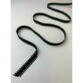 thumbnail image 2 of Baby Buddy Polypropylene Grosgrain Ribbon, 0.375in x 100 yards - Black with White Stitches, 2 of 4
