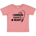 thumbnail image 3 of Inktastic I Hooked Nana's Heart with Fishing Rod Boys or Girls Baby T-Shirt, 3 of 5