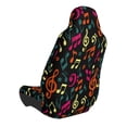 thumbnail image 4 of Lsque Music Notes Pattern Car Seat Covers for Front Seats , Waterproof Seat Covers for Cars, Sporty Front Seat Covers,Car Seat Cover Protector Front Seats, 4 of 5