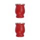 thumbnail image 3 of Monstrate Taza de té de alta calidad, 1 unidad, taza de aislamiento térmico, taza de té de acero inoxidable, taza de té de lectura de doble Rojo 2piezas, 3 of 6