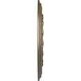 thumbnail image 4 of Ekena Millwork 15 3/8"OD x 3 5/8"ID x 1"P Federal Ceiling Medallion (Fits Canopies up to 8 1/2"), Hand-Painted Warm Silver, 4 of 6