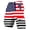 Z-Patriotic Stars & Stripes Print 12, variant on Titcea Cargo Shorts for Men Big & Tall Zipper Button 6 Pockets Straight Hiking Shorts Casual Stretch Relaxed Fitted Outdoor Shorts M-5XL