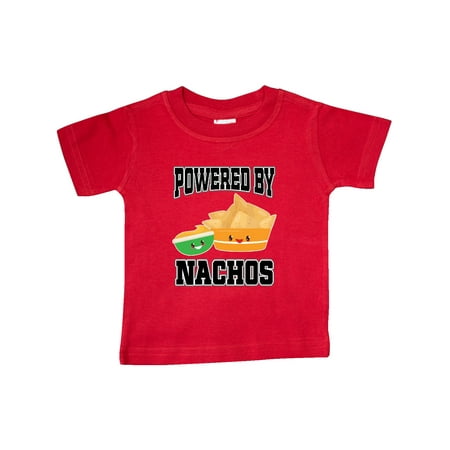 

Inktastic Powered by Nachos Gift Baby Boy or Baby Girl T-Shirt