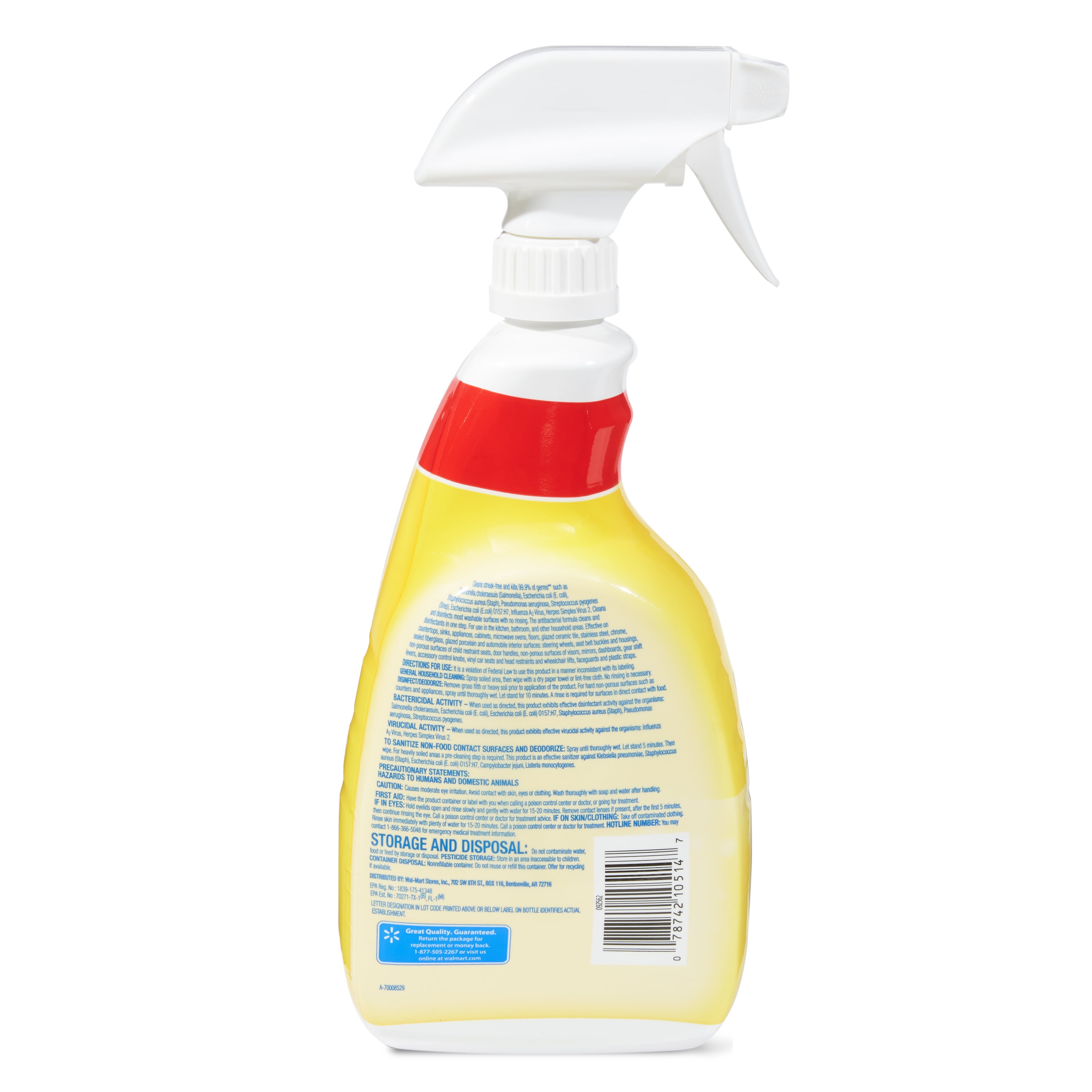 Great Value All Purpose Cleaner, Lemon Scent, 32 fl oz