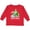 Red, variant on Inktastic Buon Natale Cute Santa and Christmas Tree Boys or Girls Long Sleeve Toddler T-Shirt