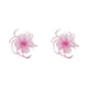 thumbnail image 3 of Qarigey Tocado de malla para mujer, accesorios de fotografía de larga duración, tocado de fiesta de rendimiento ajustable para maquillaje, Rosa 2piezas, 3 of 6