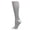 Gray, variant on Wellfit Unisex Thin Striped Antimicrobial Nylon 15-20mmHg Graduated Compression Socks, 9-11, Black