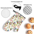 thumbnail image 3 of Sikiie Birds And Flowers Oven Mitts and Pot Holders, Silicone Oven Gloves, Heat Resistant Oven Mitts 4Pcs Set, 3 of 6
