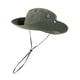 thumbnail image 3 of Sombrero para el , ancha, cordón ajustable, gorra de pesca transpirable estilo occidental, sombrero de cubo de verano para senderismo, camping, Verde, 3 of 8