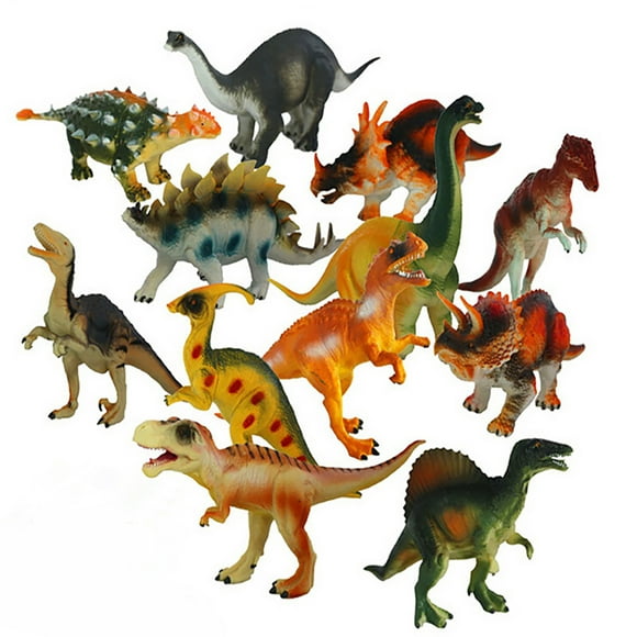 12pcs Dinosaur Jouets Figurines Dinosaur Réalistes Modèles Dinosaur for Enfants