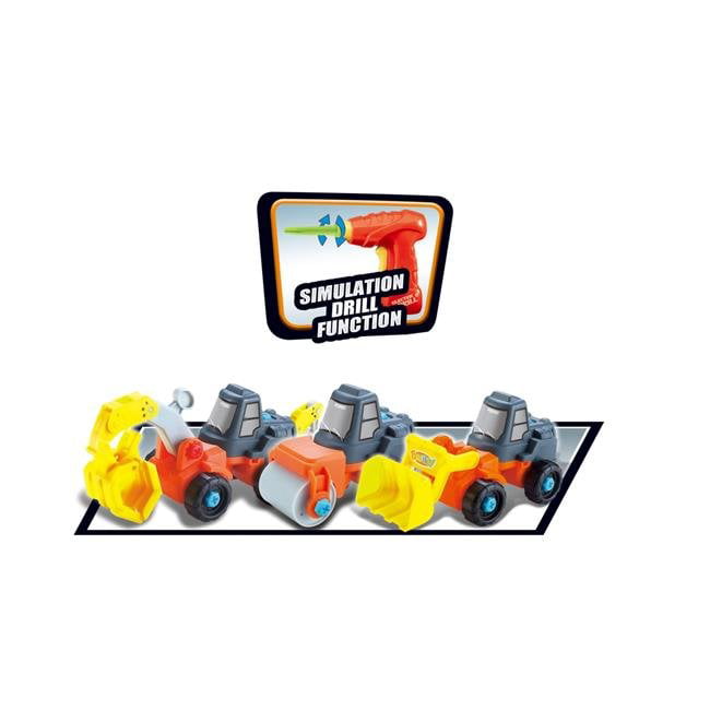 for Ages 3 Rock Crusher Toy Kit with Construction Tools and Up Kinetic Rock 