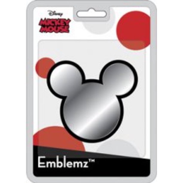 Mickey Mouse Ears Chrome Auto Emblem