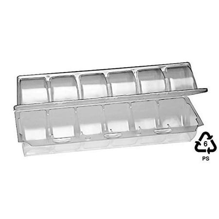 10 Clear Plastic Sandwich Ice Cream Cake Mold Holders Walmart Com