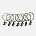 thumbnail image 1 of Versailles Brushed Nickel Silent Glide Clip Rings, 1 of 3