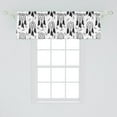 thumbnail image 2 of Ambesonne Dreamcatcher Window Valance, Art Ethnic Feathers, 42" x 18", Pale Taupe Charcoal Grey, 2 of 3