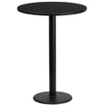 thumbnail image 1 of Bowery Hill 24" Table de Bar Ronde en Noir, 1 of 2