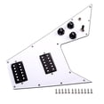 thumbnail image 1 of fashionhome Electric Guitar Pickguard V Prewired Scratch Plate 3-ply PVC 12 Holes Pickup Replaceable Parts Stringed String, 1 of 6