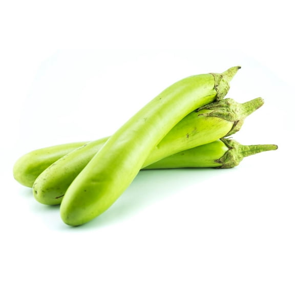 Satsuma Long Green Eggplant Asian Heirloom Premium Seeds for Planting Packet