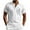 White, variant on ZQUUVOU Men's T-Shirt Cotton Linen Solid Color Casual Short Sleeve Button Collar Pocket Shirts (Army Green,3XL)