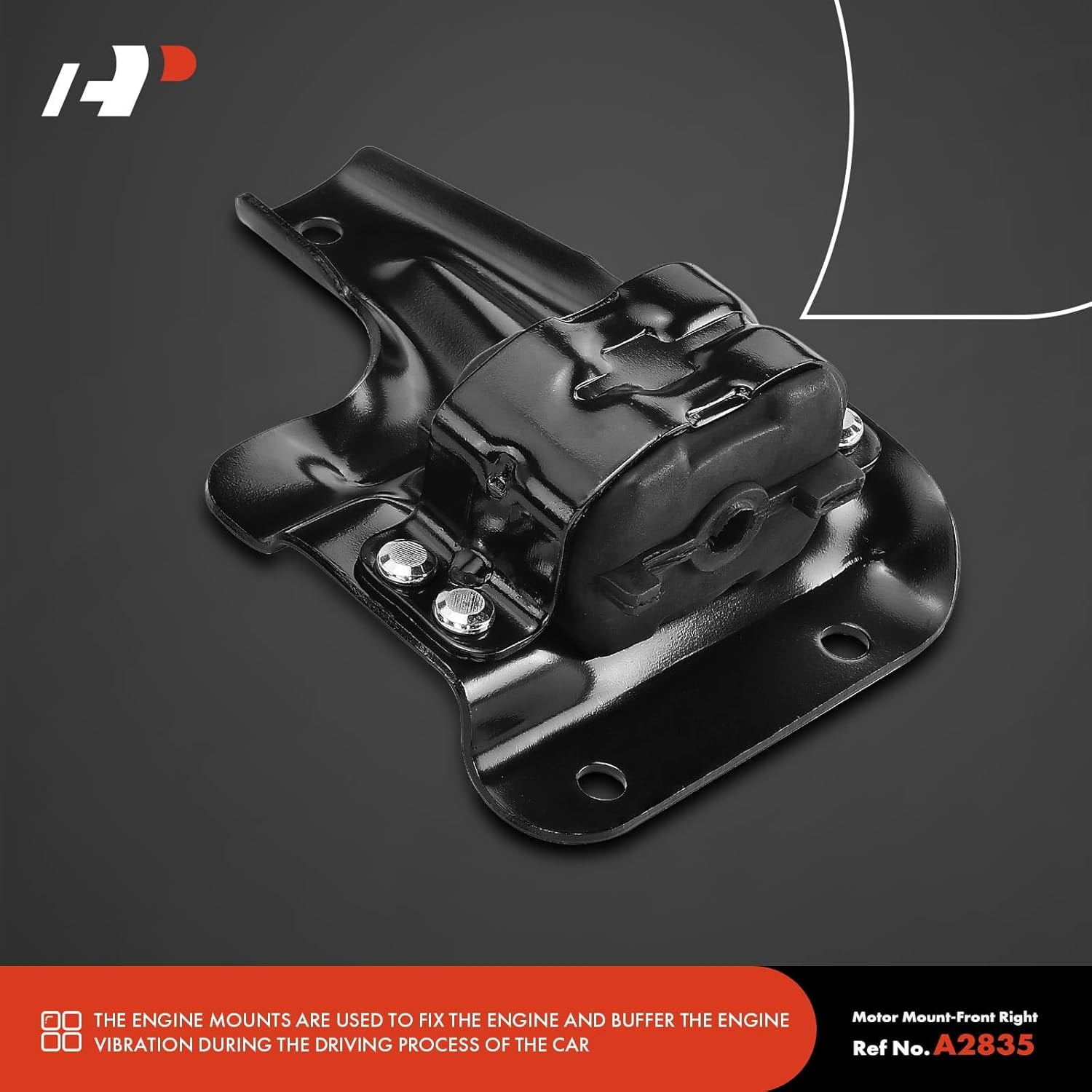 A-Premium 2PCS Front Left and Right Engine Motor Mount Kit Compatible with Ford F-150 F150 1997, F-250 F250 1997-1999, Expedition 1999-2002 & Lincoln Navigator 2000-2002, 4.6L 5.4L, RWD