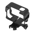 thumbnail image 1 of Action Camera Cage, Reserved Ports Skeletonized Protective Black Easy To Install Mount Bracket Frame Cage with Cold Shoe Mount for Ace Pro, 1 of 7