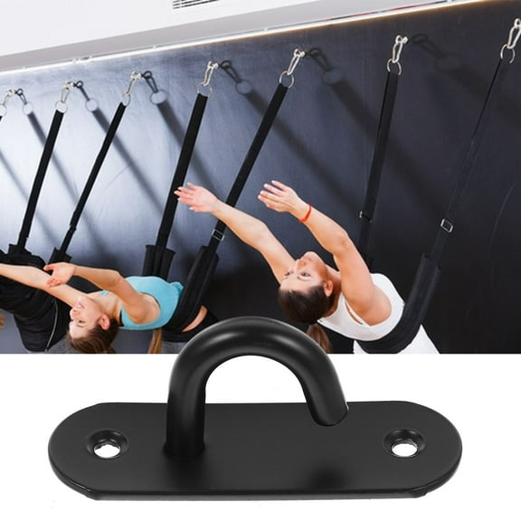 Topbathy 3Pcs Exercise Station Strap Anchor Wall Mount Durable Stainless Steel Resistance Band Holder