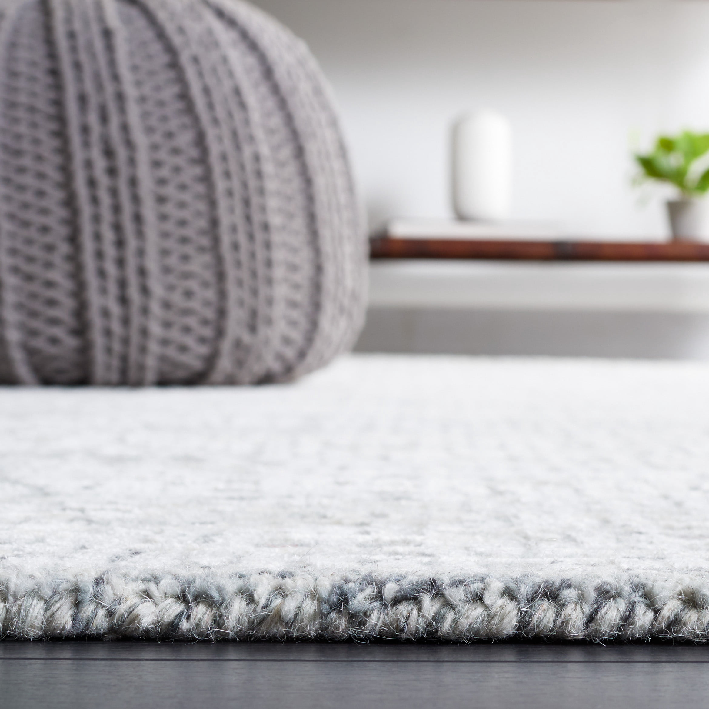 SAFAVIEH Glamour Ida Abstract Area Rug, Grey/Ivory, 3' x 5'