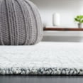 thumbnail image 4 of SAFAVIEH Glamour Ida Abstract Area Rug, Grey/Ivory, 6' x 6' Square, 4 of 8