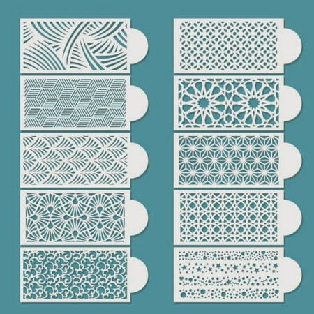 

Newest Cake Decorating Stencil Hollow Lace DIY Cake Dessert Embossing Template Practical Kitchen Baking Gadgets